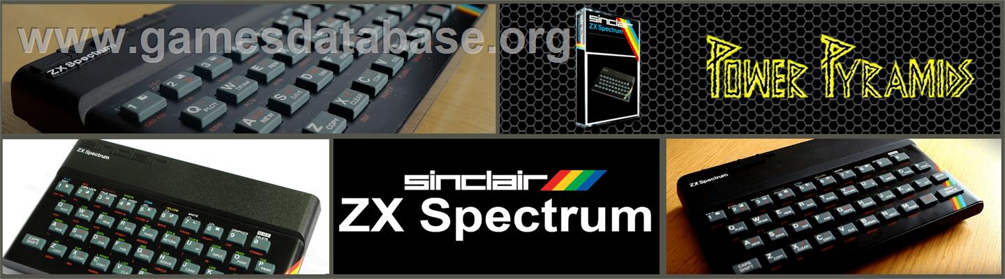 Power Pyramids - Sinclair ZX Spectrum - Artwork - Marquee