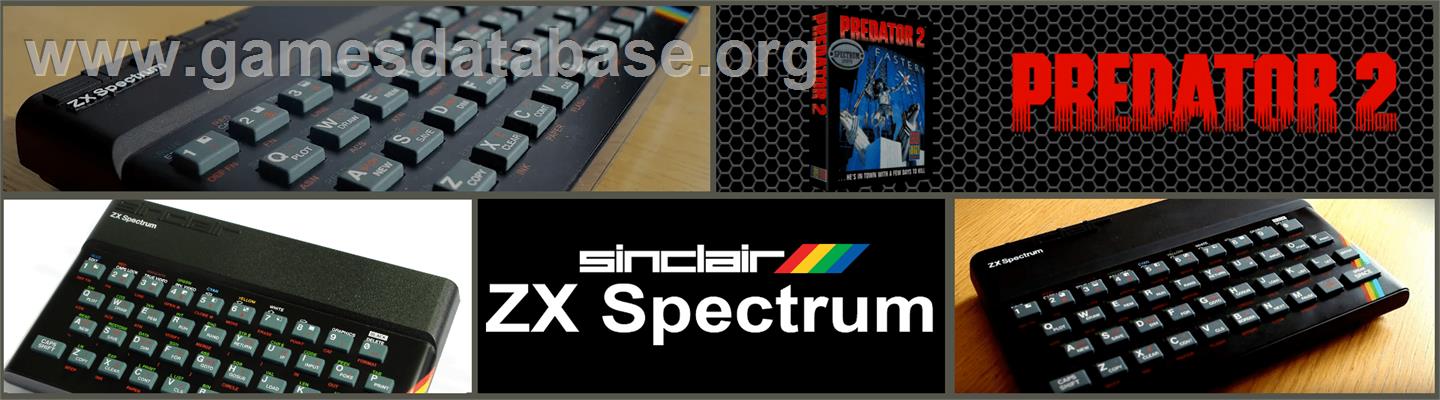 Predator 2 - Sinclair ZX Spectrum - Artwork - Marquee
