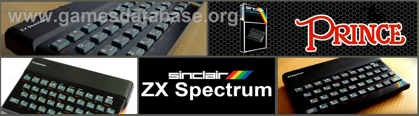 Prince Clumsy - Sinclair ZX Spectrum - Artwork - Marquee