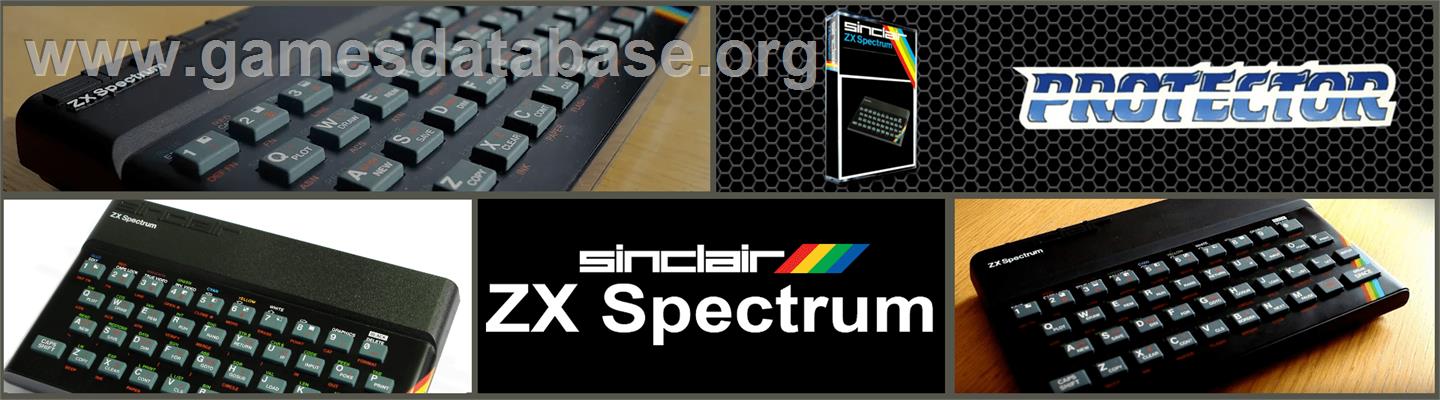 Protector - Sinclair ZX Spectrum - Artwork - Marquee