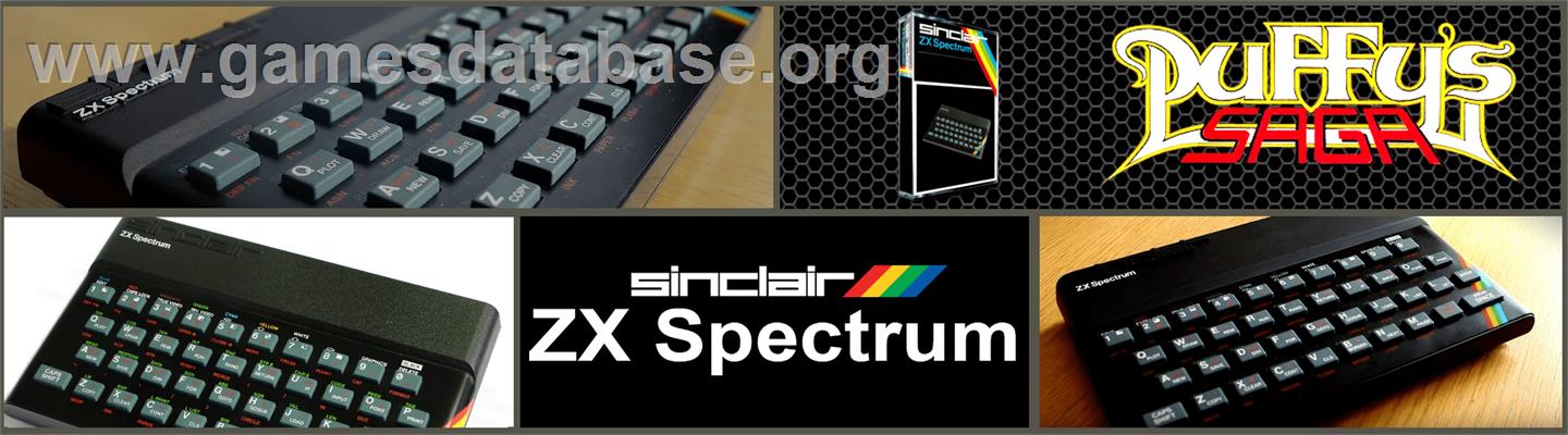 Puffy's Saga - Sinclair ZX Spectrum - Artwork - Marquee
