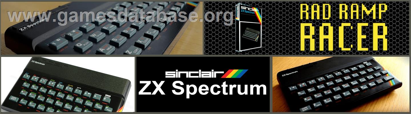 Rad Ramp Racer - Sinclair ZX Spectrum - Artwork - Marquee