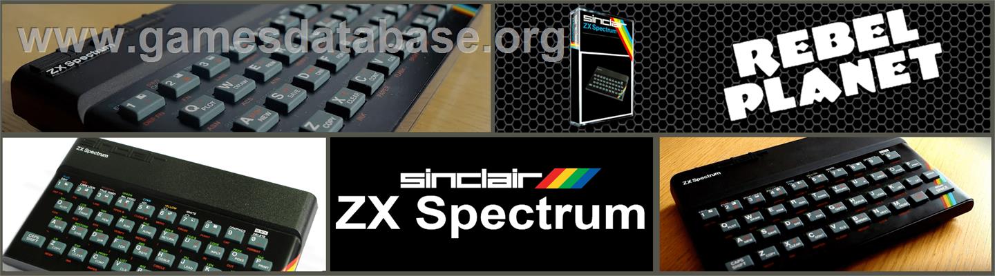 Rebel Planet - Sinclair ZX Spectrum - Artwork - Marquee