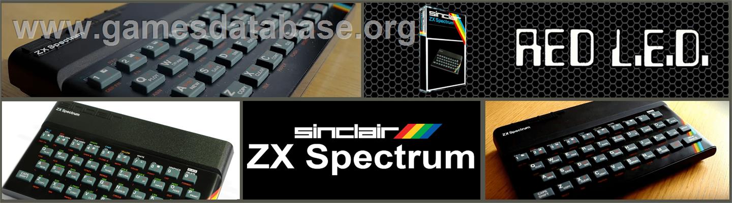 Red Led - Sinclair ZX Spectrum - Artwork - Marquee