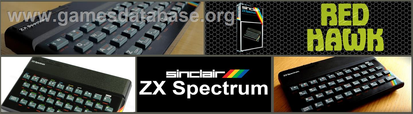 Redhawk - Sinclair ZX Spectrum - Artwork - Marquee