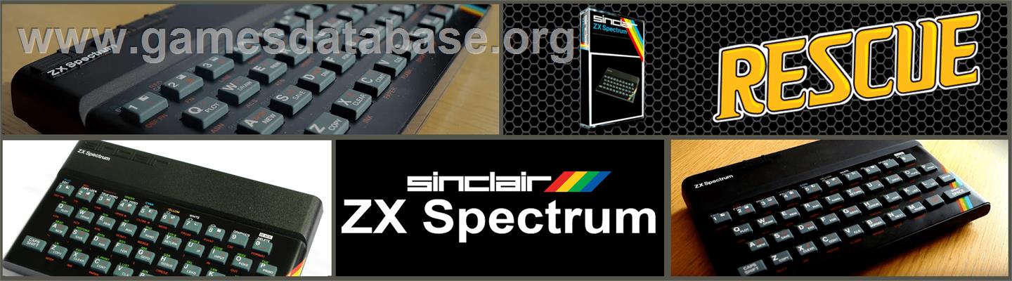 Rescue from Atlantis - Sinclair ZX Spectrum - Artwork - Marquee