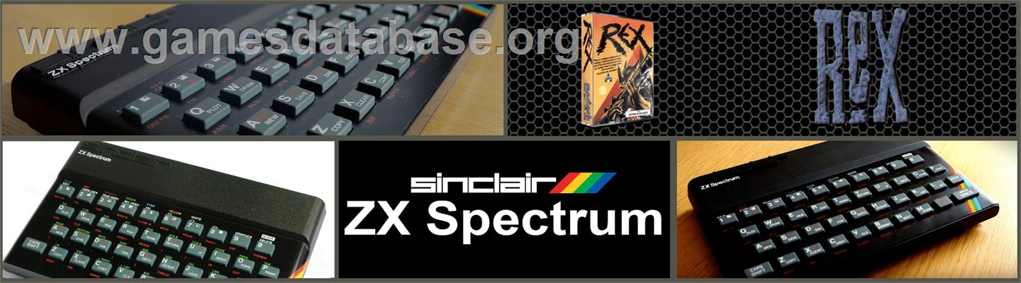 Rex - Sinclair ZX Spectrum - Artwork - Marquee