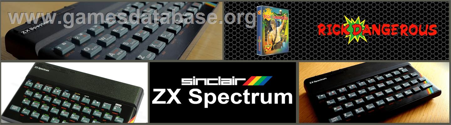 Rick Dangerous - Sinclair ZX Spectrum - Artwork - Marquee