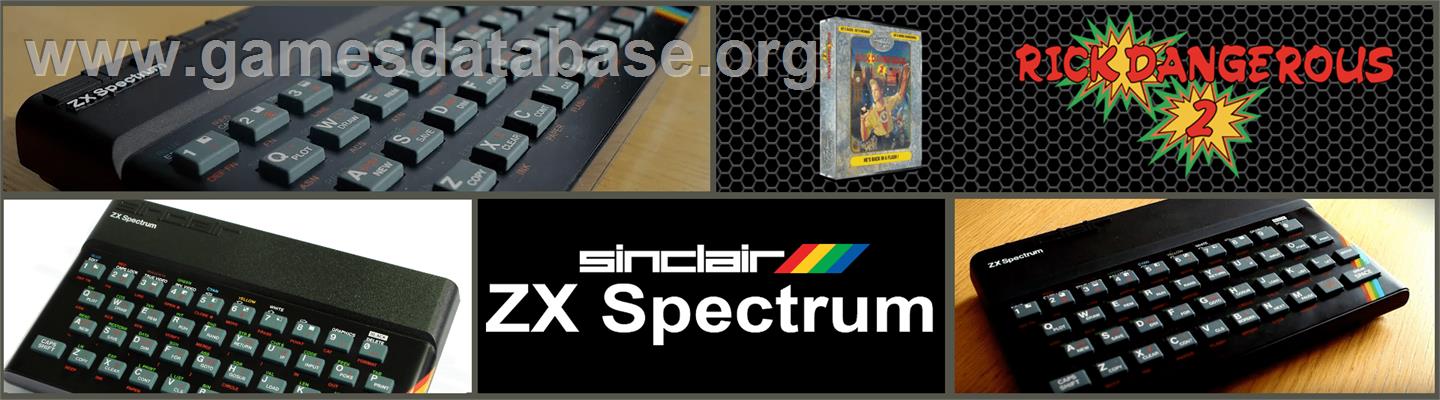Rick Dangerous II - Sinclair ZX Spectrum - Artwork - Marquee