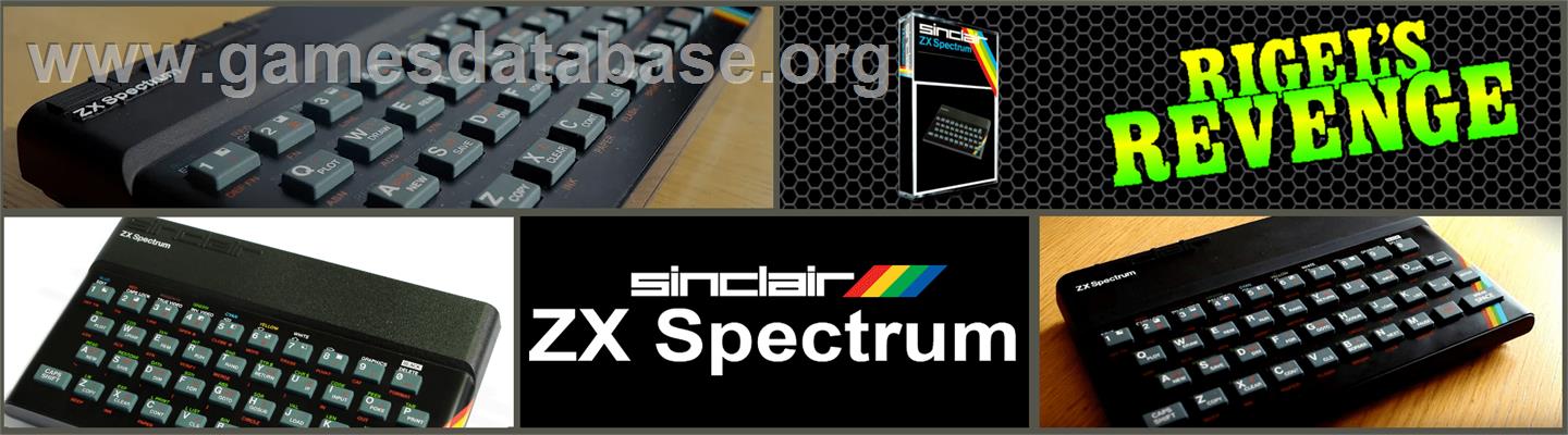 Rigel's Revenge - Sinclair ZX Spectrum - Artwork - Marquee