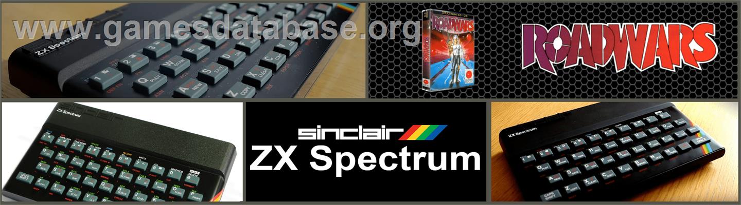 Roadwars - Sinclair ZX Spectrum - Artwork - Marquee