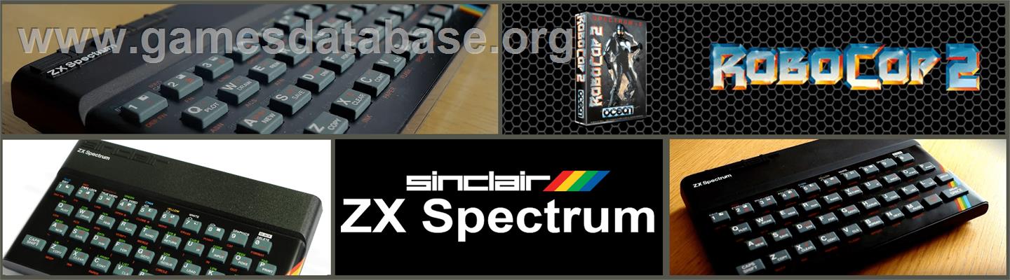 Robocop 2 - Sinclair ZX Spectrum - Artwork - Marquee