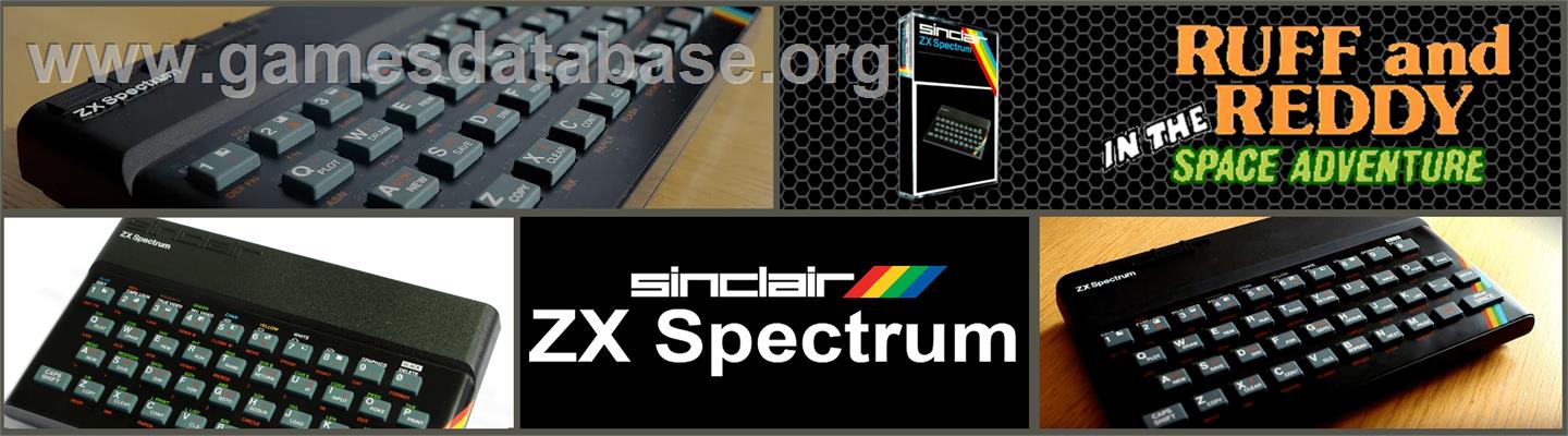 Ruff and Reddy in the Space Adventure - Sinclair ZX Spectrum - Artwork - Marquee