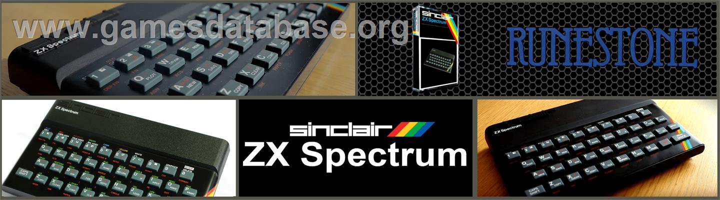 Runestone - Sinclair ZX Spectrum - Artwork - Marquee