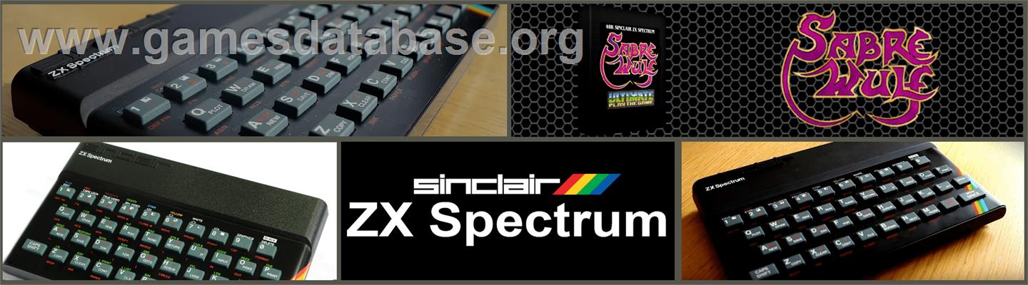 Sabre Wulf - Sinclair ZX Spectrum - Artwork - Marquee