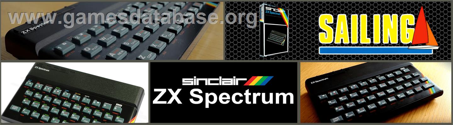 Sailing - Sinclair ZX Spectrum - Artwork - Marquee