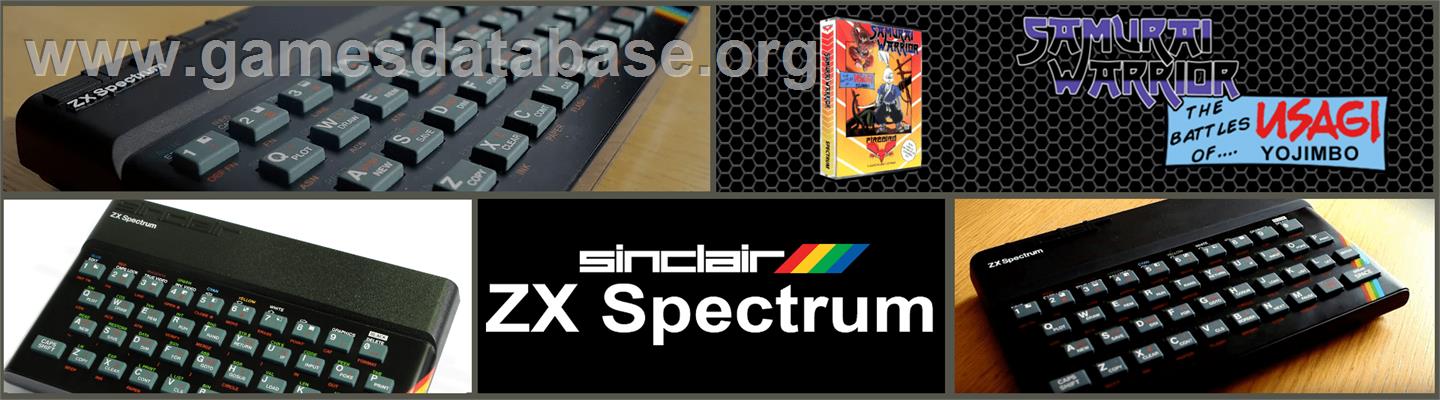 Samurai Warrior: The Battles of Usagi Yojimbo - Sinclair ZX Spectrum - Artwork - Marquee