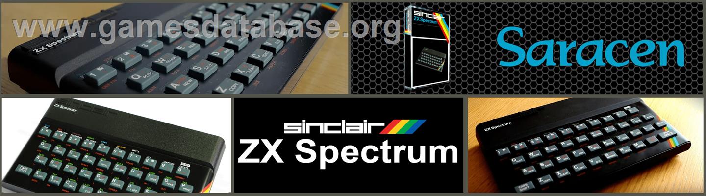 Saracen - Sinclair ZX Spectrum - Artwork - Marquee