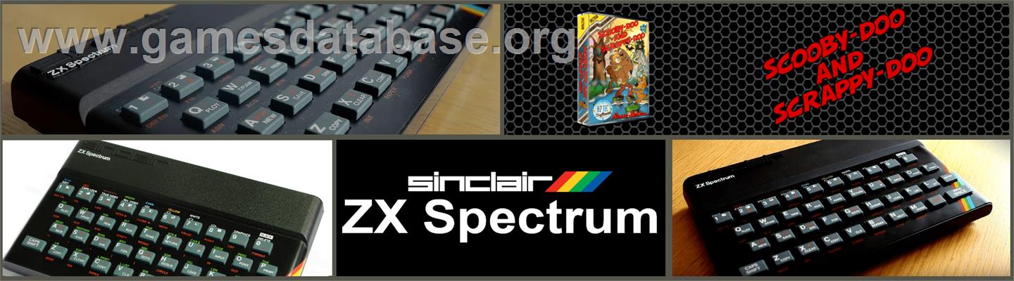 Scooby-doo And Scrappy-doo - Sinclair ZX Spectrum - Artwork - Marquee