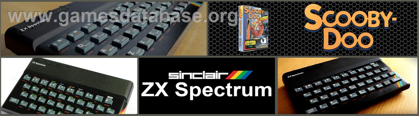 Scooby Doo - Sinclair ZX Spectrum - Artwork - Marquee