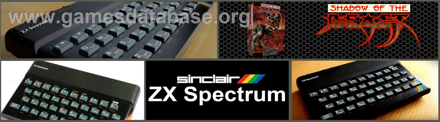 Shadow of the Beast - Sinclair ZX Spectrum - Artwork - Marquee