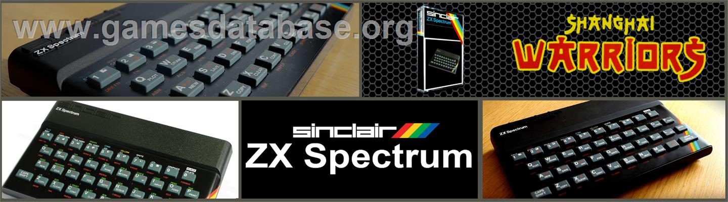 Shanghai Warriors - Sinclair ZX Spectrum - Artwork - Marquee