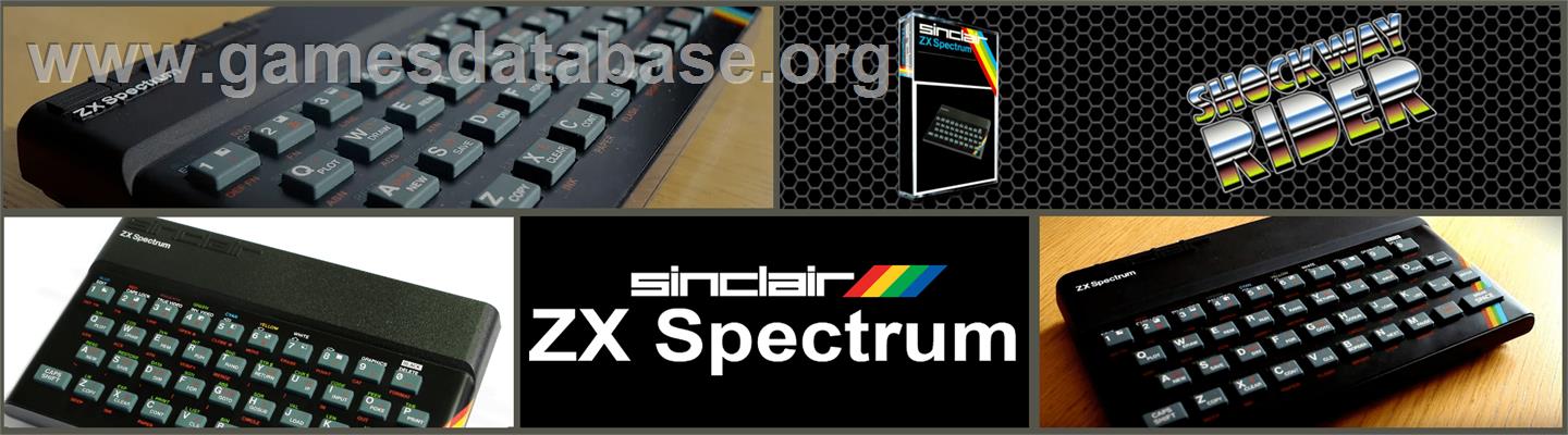 Shockway Rider - Sinclair ZX Spectrum - Artwork - Marquee