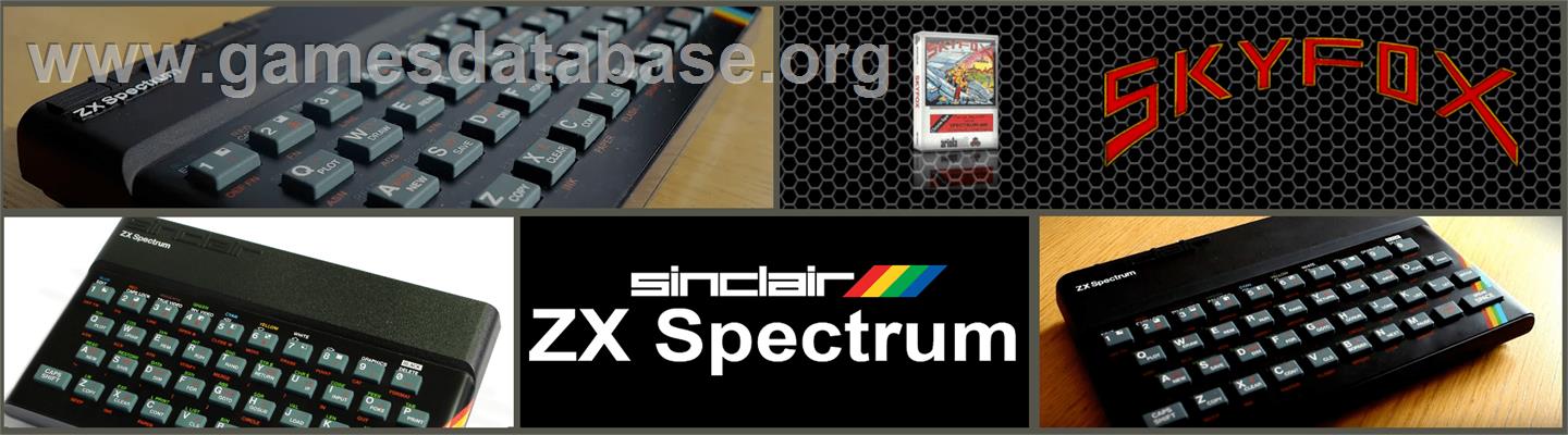 Skyfox - Sinclair ZX Spectrum - Artwork - Marquee
