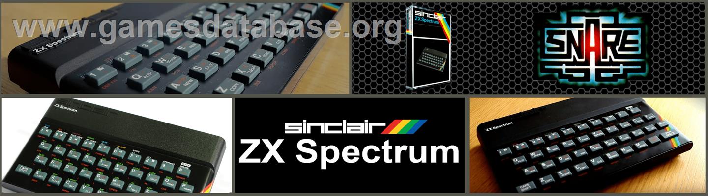 Snare! - Sinclair ZX Spectrum - Artwork - Marquee