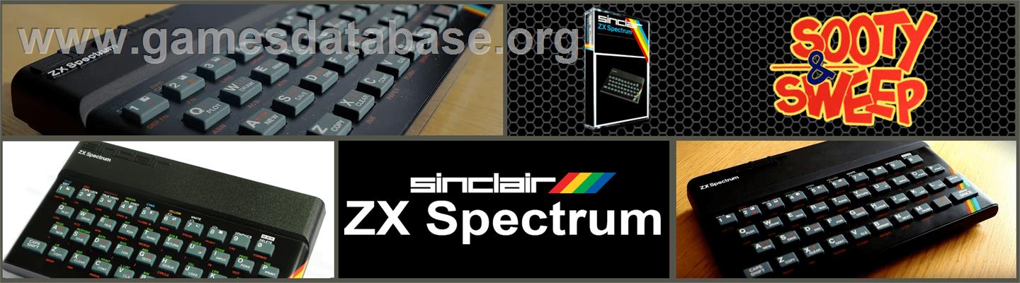 Snoopy and Peanuts - Sinclair ZX Spectrum - Artwork - Marquee
