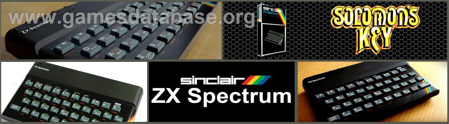 Solomon's Key - Sinclair ZX Spectrum - Artwork - Marquee