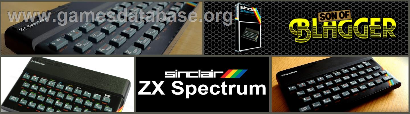 Son Of Blagger - Sinclair ZX Spectrum - Artwork - Marquee