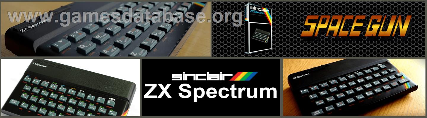 Space Gun - Sinclair ZX Spectrum - Artwork - Marquee