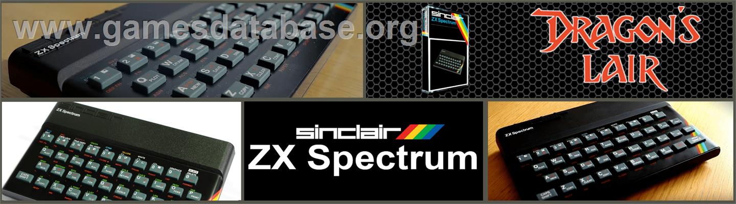 Spectrum Game Writers' Pack - Dragon's Lair - Sinclair ZX Spectrum - Artwork - Marquee