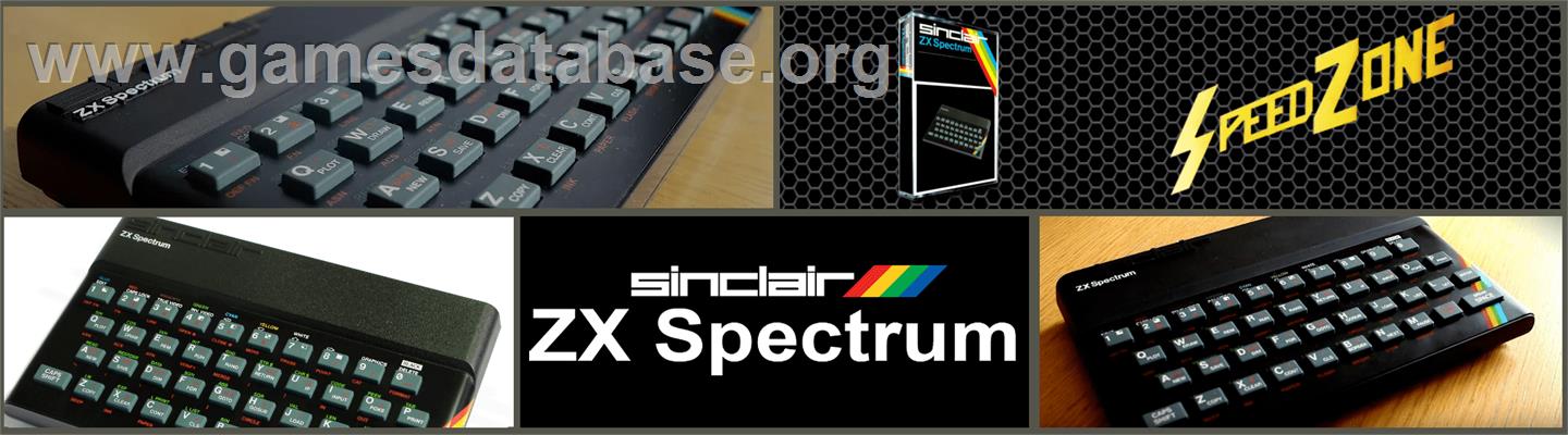 Speed Zone - Sinclair ZX Spectrum - Artwork - Marquee