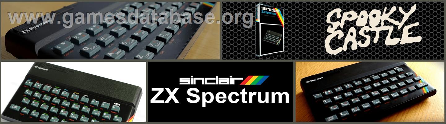 Spooky Castle - Sinclair ZX Spectrum - Artwork - Marquee