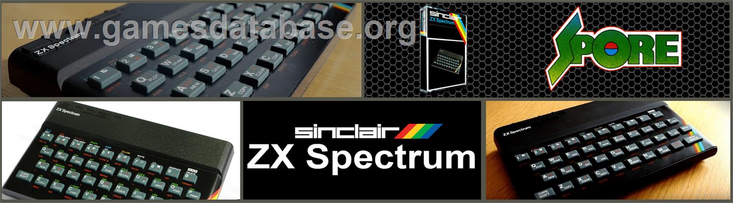Spore - Sinclair ZX Spectrum - Artwork - Marquee