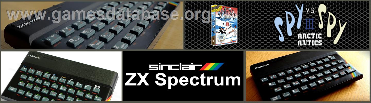 Spy vs. Spy III: Arctic Antics - Sinclair ZX Spectrum - Artwork - Marquee