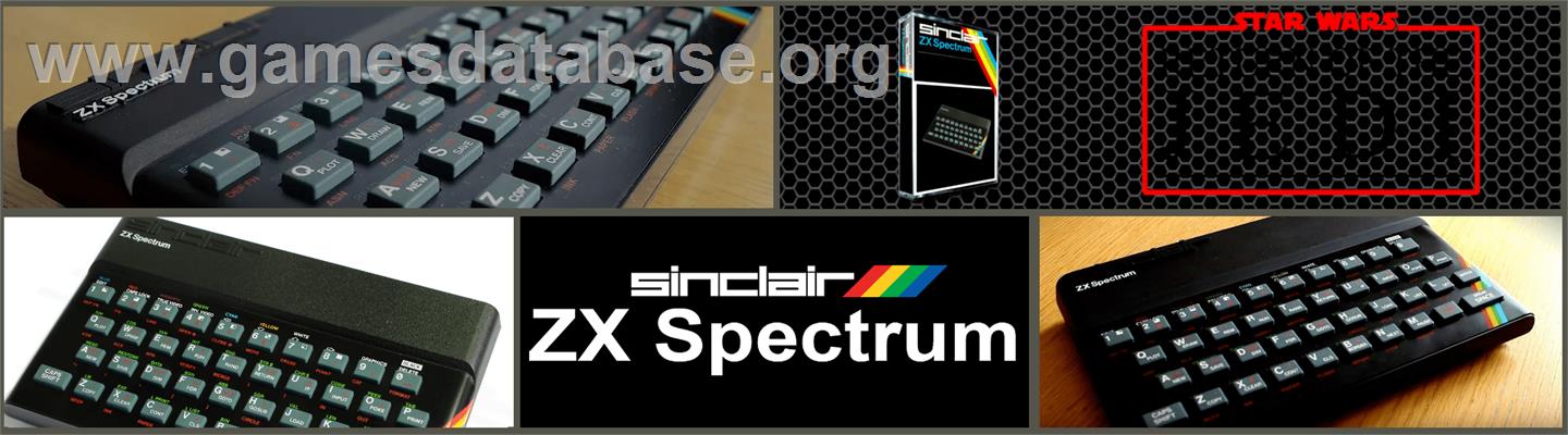 Star Wars: Return of the Jedi - Sinclair ZX Spectrum - Artwork - Marquee
