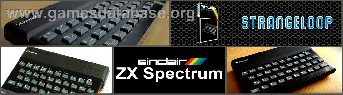 Strangeloop - Sinclair ZX Spectrum - Artwork - Marquee