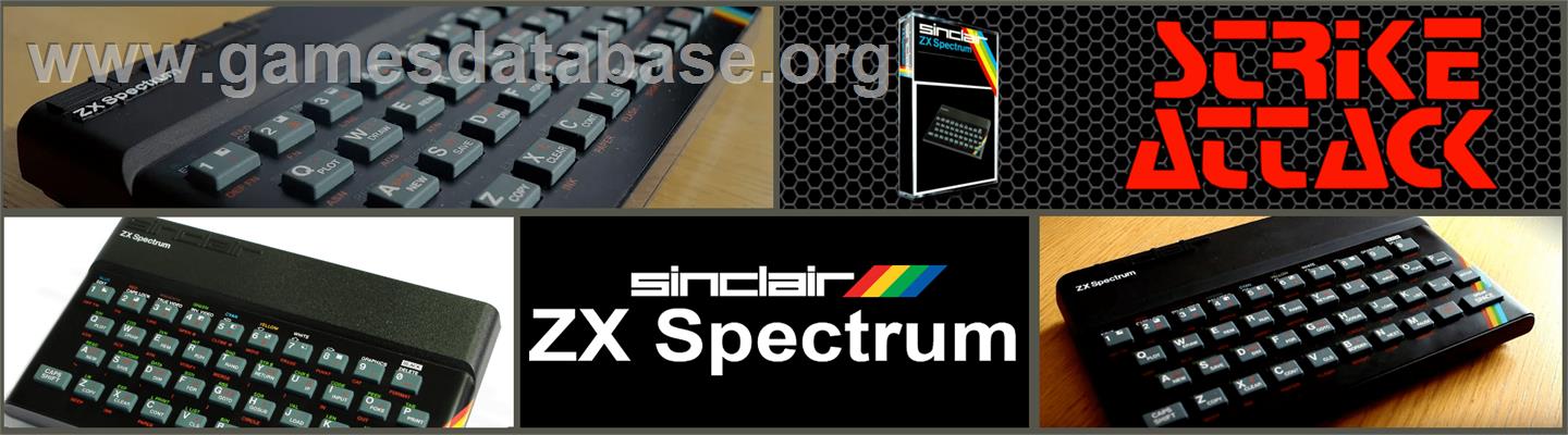 Strike Attack - Sinclair ZX Spectrum - Artwork - Marquee