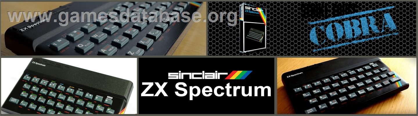 Strike Force Cobra - Sinclair ZX Spectrum - Artwork - Marquee