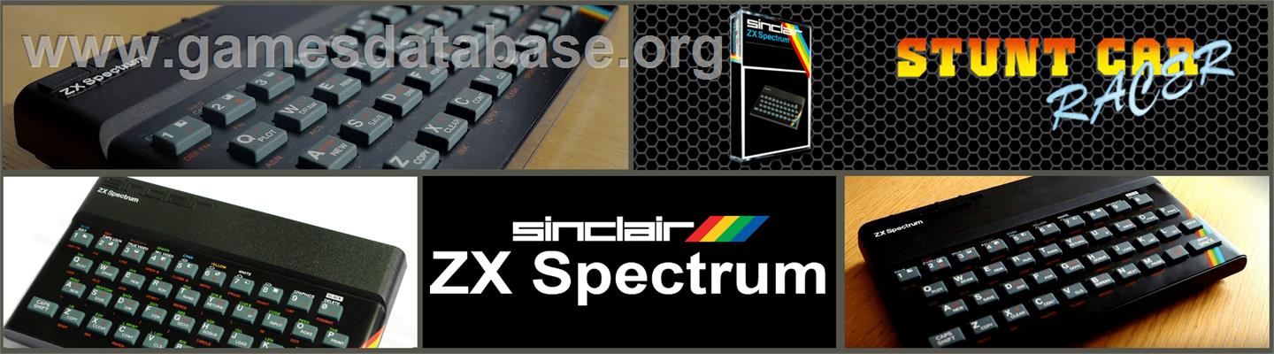 Stunt Car Racer - Sinclair ZX Spectrum - Artwork - Marquee