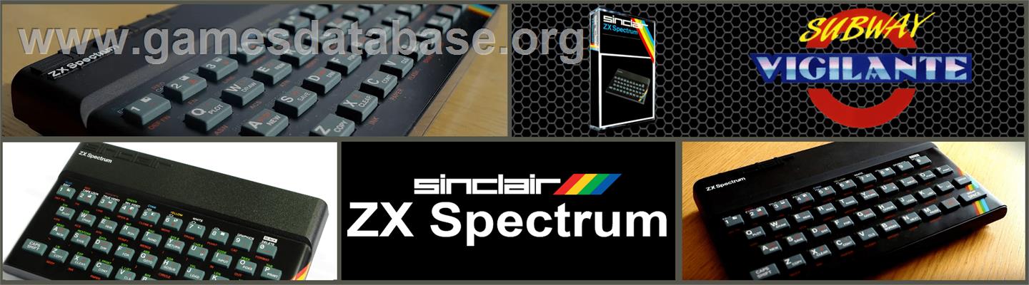 Subway Vigilante - Sinclair ZX Spectrum - Artwork - Marquee