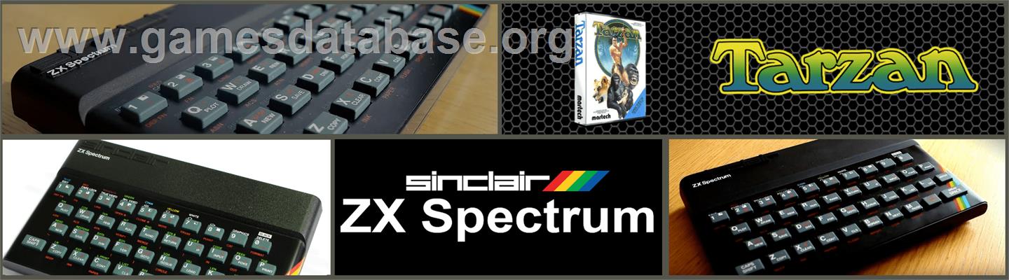 Tarzan - Sinclair ZX Spectrum - Artwork - Marquee