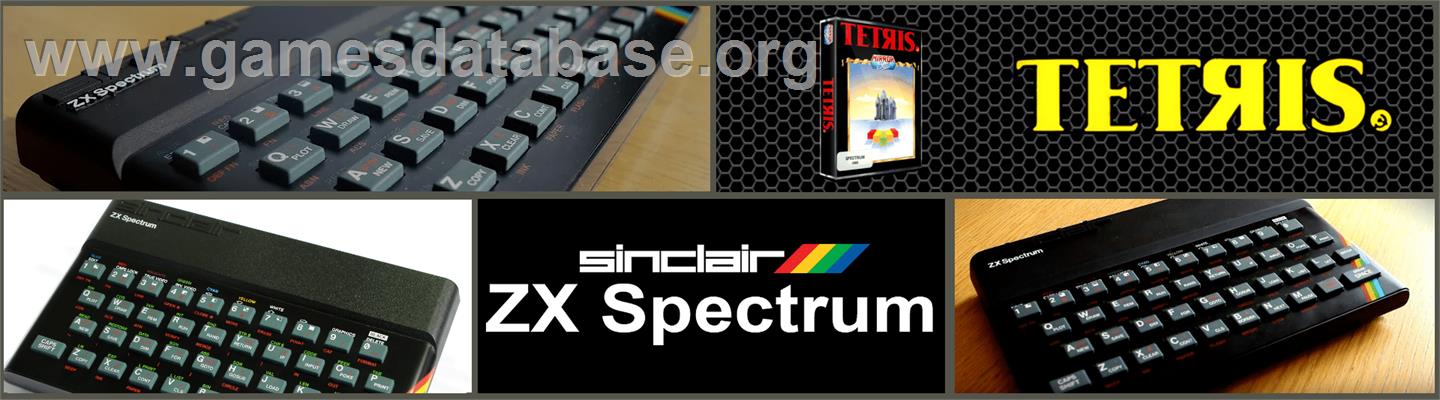 Tetris - Sinclair ZX Spectrum - Artwork - Marquee