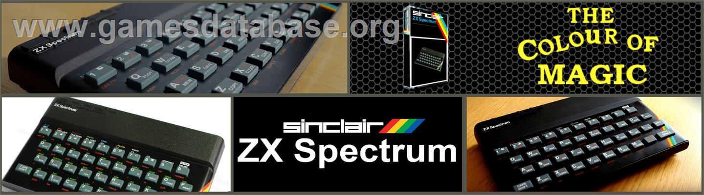The Colour of Magic - Sinclair ZX Spectrum - Artwork - Marquee