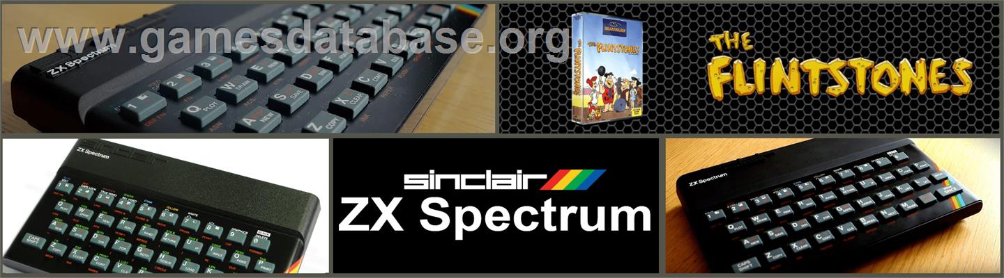 The Flintstones - Sinclair ZX Spectrum - Artwork - Marquee