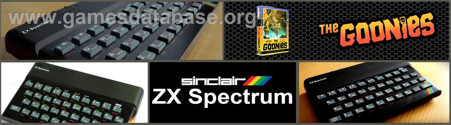 The Goonies - Sinclair ZX Spectrum - Artwork - Marquee