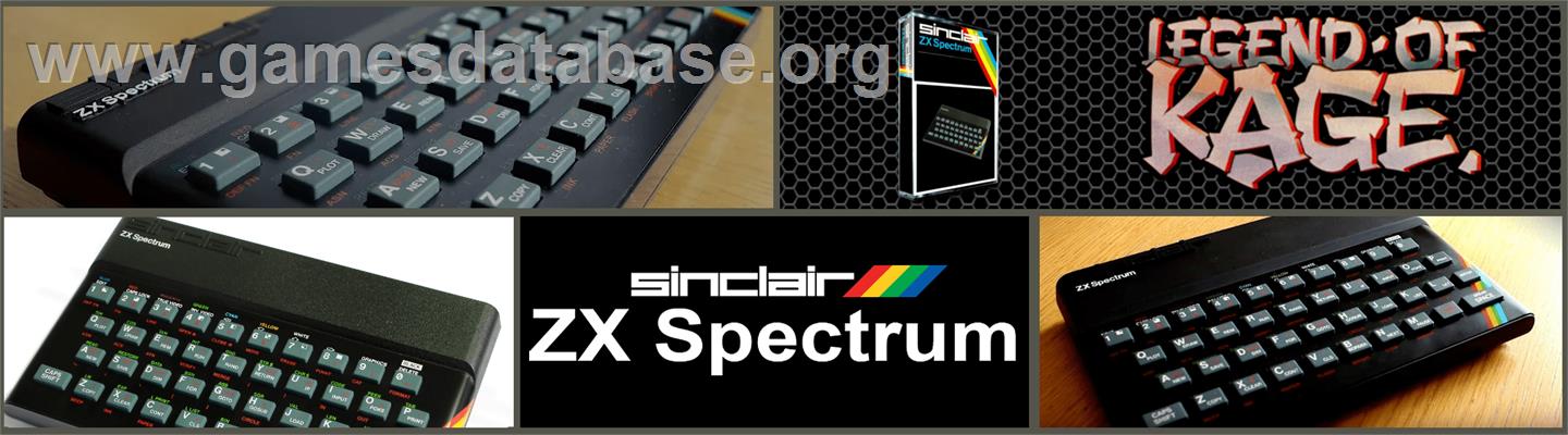 The Legend of Kage - Sinclair ZX Spectrum - Artwork - Marquee